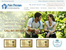 Tablet Screenshot of painhelp.com